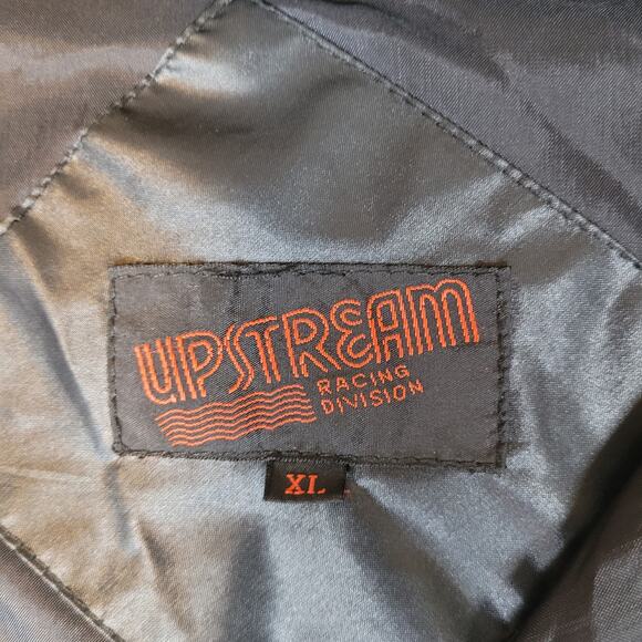 Vintage 80s Upstream Racing Division XL "Formula Boat Logo" Jacket Adult Black - Picture 9 of 16
